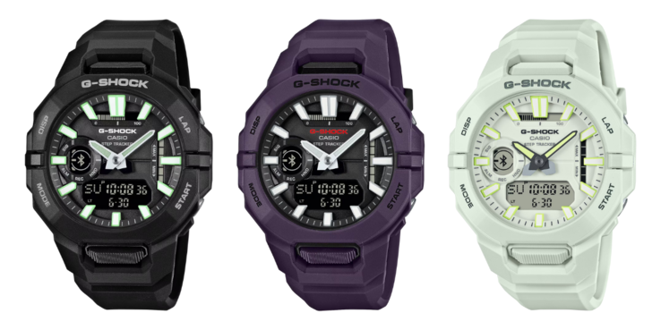 Balról jobbra: GBA-950-1A, GBA-950-2A és GBA-950-7A. (Kép forrása: Casio)