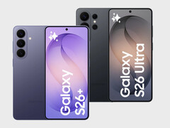 A Galaxy S26 Plus és a Galaxy S26 Ultra egymás mellett.