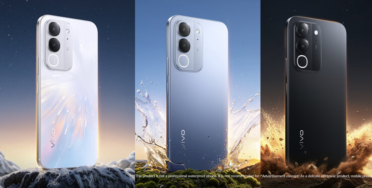 A Vivo Y600i „Baby’s Breath”, „Clear Blue” és „Polar Night” színekben