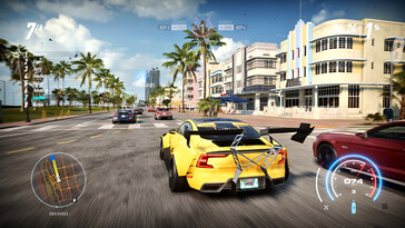 A képen: Játékmenet-képernyőkép a Need for Speed Heat című játékból.