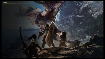 A képen: GeForce Now App betöltése Monster Hunter World (Kép forrása: az Nvidia natív appjának jóvoltából készült képernyőkép)
