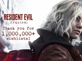 A Resident Evil Requiem több platformon is 1 millió kívánságlistát ünnepel. A képen látható köszönő üzenet (kép forrása: Resident Evil X account)