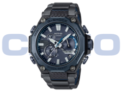 A Casio MTG-B2000YBD-2AJF (a képen) ütésállósággal, 200 méteres vízállósággal, napelemes töltéssel és Multi-Band 6 rádiószinkronizálással rendelkezik. (Kép forrása: Casio)