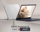 Intel-ZenBook 14 vs. AMD-ZenBook 14 (Kép forrása: Asus szerkesztéssel)