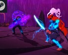 A gyors tempójú boss rush játék, a Furi minden eddiginél alacsonyabb áron érhető el a Steamen. Szerkesztett képernyőkép a játékról. (Kép forrása: Steam)