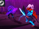 A gyors tempójú boss rush játék, a Furi minden eddiginél alacsonyabb áron érhető el a Steamen. Szerkesztett képernyőkép a játékról. (Kép forrása: Steam)