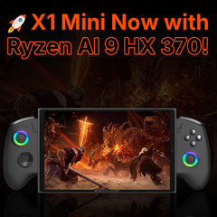 A OneXPlayer X1 Mini az eredeti Lenovo Legion Go modellel vetekszik, azonos kijelzővel. (Kép forrása: One-Netbook)