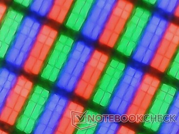 Éles és egyenletes RGB-alpixel-elrendezés