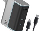 A Cuktech 15 140 W-os 4 portos GaN töltő maximális teljesítménye 140 W (Kép forrása: Cuktech)