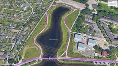 GNSS tesztút: utazás egy tó körül