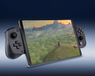A Citron 0.7 AMD FSR 2 implementációval rendelkezik. A képen: egy Nintendo Switch játékot futtató tablet. (Kép forrása: GameSir és r/zelda)