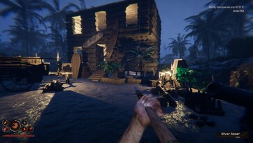 A Project Castaway című játékból származó kép, amelyen egy ház látható.