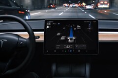 A Tesla teljes önvezetése akcióban (Kép forrása: Tesla)