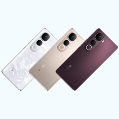 A Vivo Y400 Pro okostelefon freestyle fehér, fest arany és nebula lila színváltozatokban kapható (Kép forrása: Vivo)