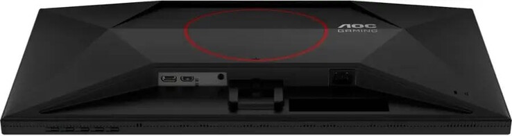 Az új 27 hüvelykes mini-LED gaming monitor nem rendelkezik USB-C-vel (Kép forrása: AOC)