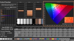 CalMAN: ColorChecker (kalibrált)