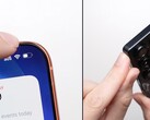 iPhone 17 Pro Max (balra) és Galaxy S25 Ultra (jobbra) 1 méteres esésteszt után. (Kép forrása: PhoneBuff a YouTube-on, képernyőkép)
