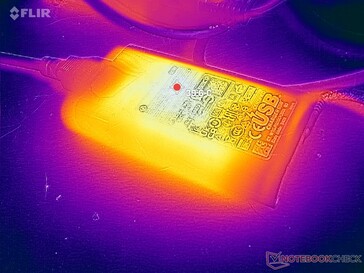 A hálózati adapter 40 C fölé emelkedik igényes terhelés esetén