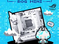Az Asus egyetlen teaser a ROG &#039;Mini Blizzard&#039; alaplapjáról. (Kép forrása: Asus)
