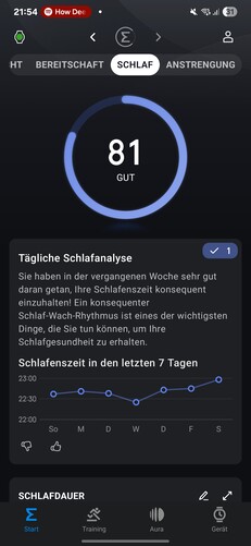 Amazfit Active2 alvás