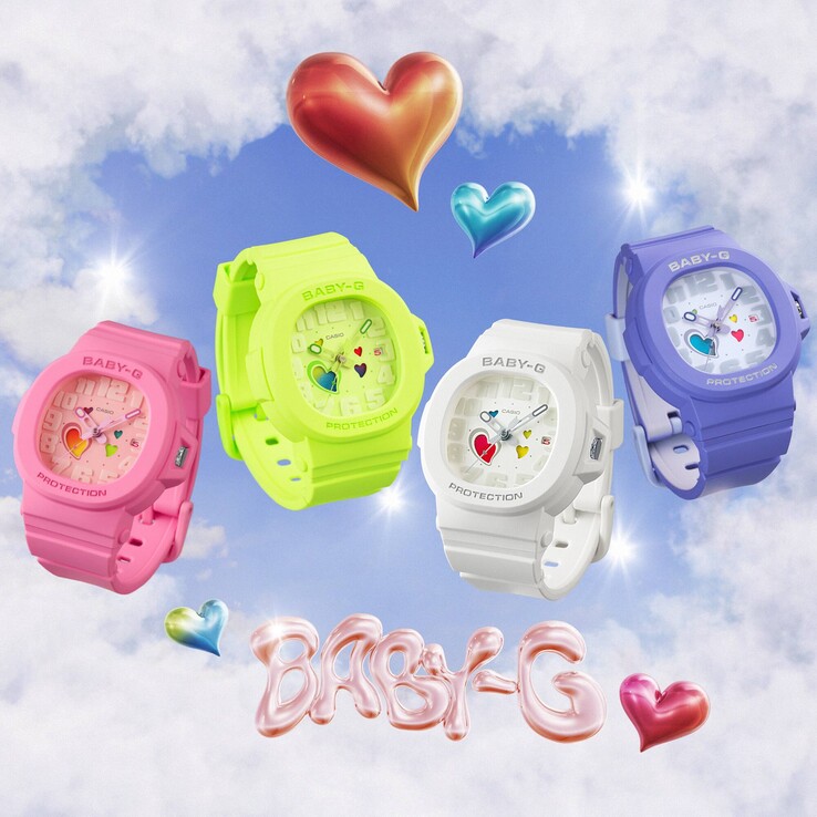 A Casio G-Shock BGA10 sorozatú órák. (Kép forrása: Casio)