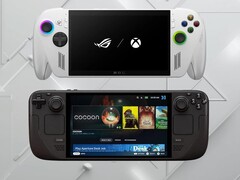 ROG Xbox Ally és Steam Deck OLED képeken