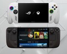 ROG Xbox Ally és Steam Deck OLED képeken