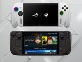 ROG Xbox Ally és Steam Deck OLED képeken