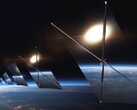 A Reflect Orbital által az űrbe küldött műholdkonstelláció ábrázolása. (Kép forrása: Reflect Orbital)