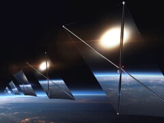 A Reflect Orbital által az űrbe küldött műholdkonstelláció ábrázolása. (Kép forrása: Reflect Orbital)