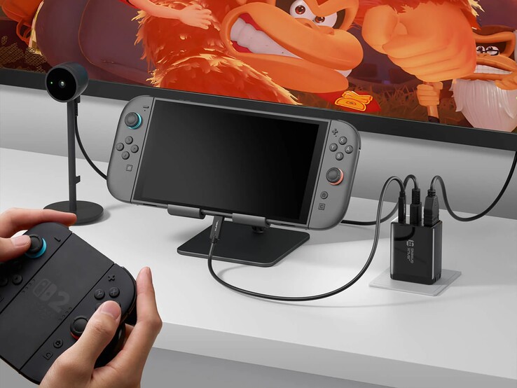 Az OmniCentro Charger Dock for Switch 2 egy kisebb és olcsóbb alternatívája a hivatalos Switch 2 dokkolónak. (Kép forrása: JSAUX)