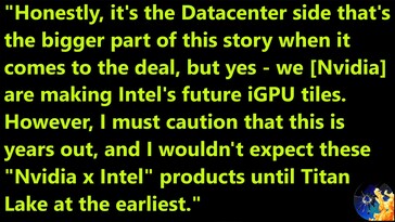 Nvidia iGPU x86-os Intel termékeken. (Kép forrása: Moore's Law Is Dead a YouTube-on)