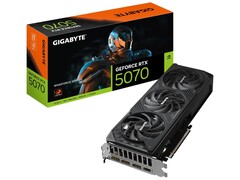 A termék képe Gigabyte GeForce RTX 5070 WINDFORCE SFF GPU. (Kép forrása: Amazon)