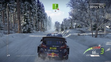 A képen: Játékmenet-képernyőkép a WRC 7: FIA World Rally Championship című játékból.
