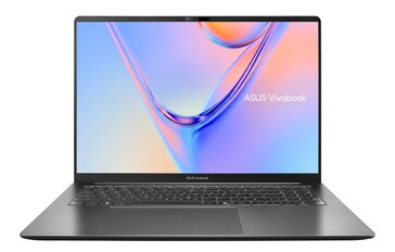 Asus Vivobook S16 elölről, nyitott kijelzővel