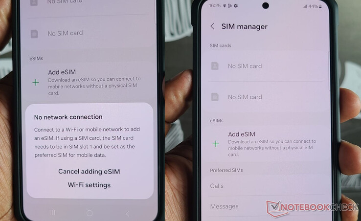 A fizikai SIM-kártya átalakítása eSIM-mé egy Samsung-telefonon (Kép forrása: Antony Muchiri)