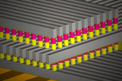 A SanDisk 3D Matrix Memory vázlatos ábrázolása.