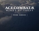 Az Ace Combat 8: Wings of Theve bannere látható
