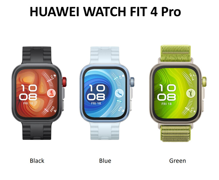 Az okosóra színválasztékai (Kép forrása: Huawei)