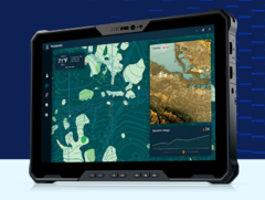 A Dell Pro Rugged 12 (a képen) 12 hüvelykes FHD+ érintőképernyője 1200 nits fényerővel rendelkezik. (Kép forrása: Dell)