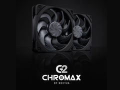 A képen látható teljesen fekete Noctua G2 Chromax