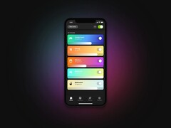 A Philips Hue alkalmazás (a képen) 5.44.0 verziója iOS-re már elérhető. (Kép forrása: Philips Hue)