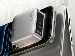 Az új 5 portos 160W-os gyorstöltő Kínában 36 dollárba kerül. A képen a hálózati adapter promóciós képe. (Kép forrása: Ugreen)