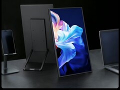 A külső monitor többféleképpen is elhelyezhető az asztalon.