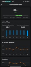 Amazfit Active2 alvás