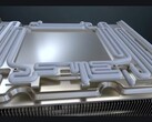 A Gigabyte több GPU-jában is szerver minőségű hőgélt használ, amelyet teljesen automatizált eljárással visznek fel. (Kép forrása: AORUS YouTube-csatorna)