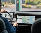 Egy Rivian EV, amely a Google Mapset futtatja. (Kép forrása: Rivian)