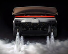 A Tesla Roadster 2 rakétahajtóművei működés közben.