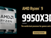 A Ryzen 9 9950X3D és a Ryzen 9 9900X3D megjelent a Geekbench-en (kép forrása: AMD)