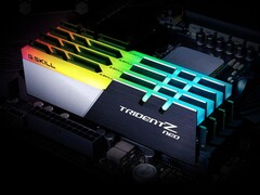 G.Skill Trident Z Neo Series DDR4 RAM alaplapra szerelve (Kép forrása: G.Skill, szerkesztve)